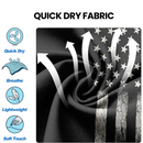 BoxHero USA Quick-Dry Swim Trunks with Built-In Liner